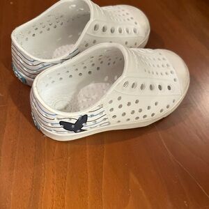 Native Kids White Slip-On Water Shoes ACK